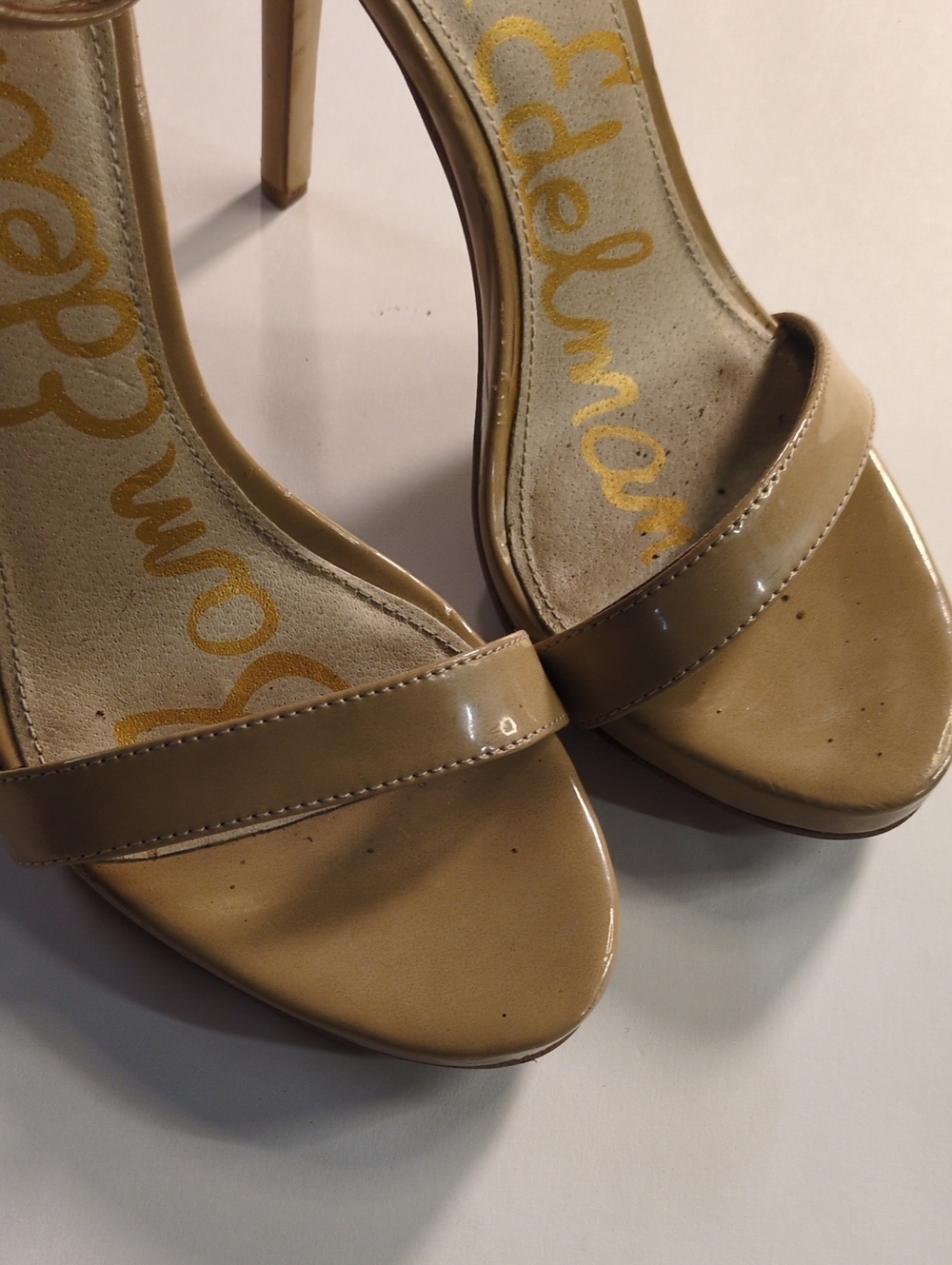 Sam Edelman Eleanor Nude Heel, Size 7.5 - Picture 5 of 7